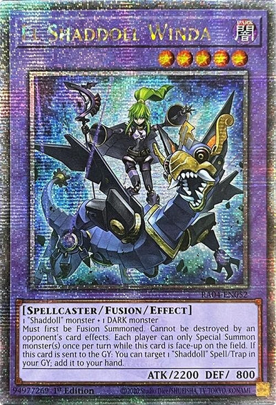 Image for El Shaddoll Winda (Quarter Century Secret Rare) (Quarter Century Stampede) (RA04-EN052) - YuGiOh