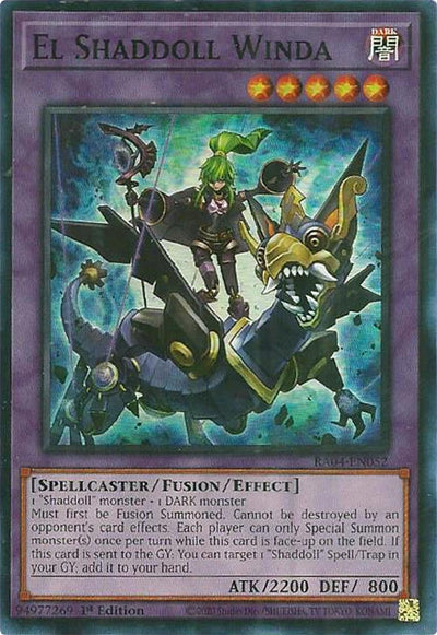 Image for El Shaddoll Winda (Quarter Century Stampede) (RA04-EN052) - YuGiOh