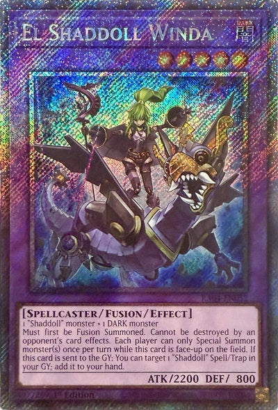 Image for El Shaddoll Winda (Platinum Secret Rare) (Quarter Century Stampede) (RA04-EN052) - YuGiOh