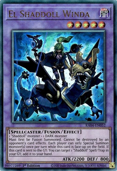 Image for El Shaddoll Winda (PUR) (Quarter Century Stampede) (RA04-EN052) - YuGiOh