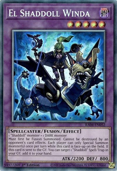 Image for El Shaddoll Winda (PCR) (Quarter Century Stampede) (RA04-EN052) - YuGiOh