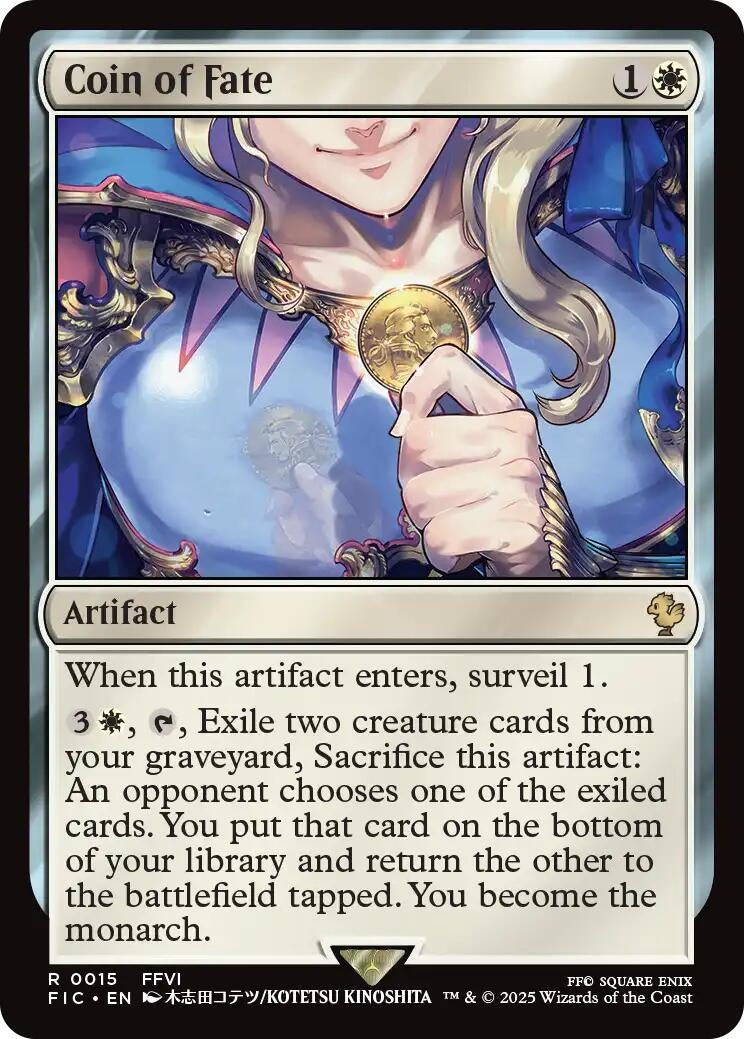Image for Coin of Fate (Commander: FINAL FANTASY) (15) - Magic: The Gathering