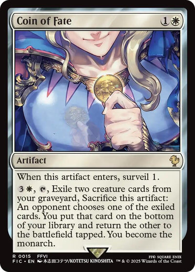 Image for Coin of Fate (Commander: FINAL FANTASY) (15) - Magic: The Gathering