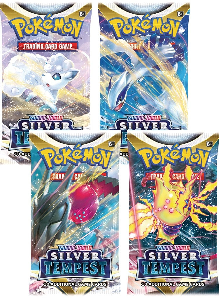 Silver Tempest Booster Pack Art Bundle [Set of 4] (SWSH12)