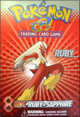 EX Ruby &amp; Sapphire Theme Deck - "Ruby" [Blaziken] (MA)
