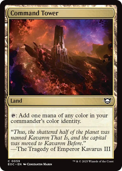 Image for Command Tower (Commander: Edge of Eternities) (59) - Magic: The Gathering
