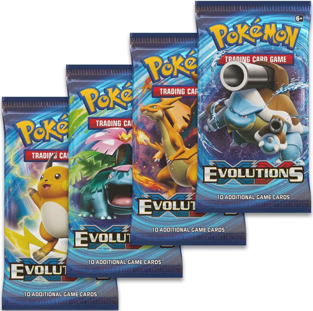 Evolutions Booster Pack Art Bundle [Set of 4] (EVO)