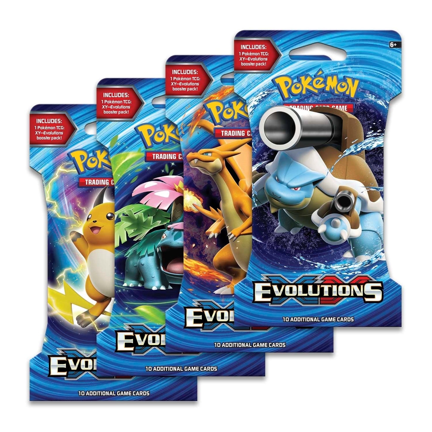 Evolutions Sleeved Booster Pack Art Bundle [Set of 4] (EVO)
