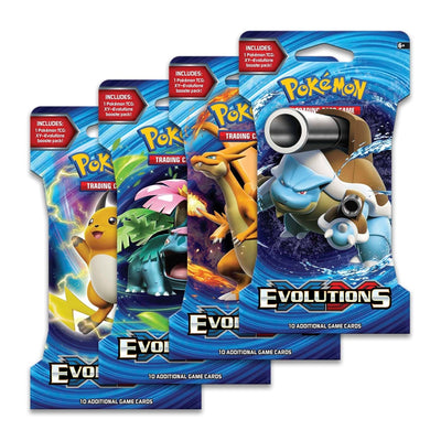 Evolutions Sleeved Booster Pack Art Bundle [Set of 4] (EVO)