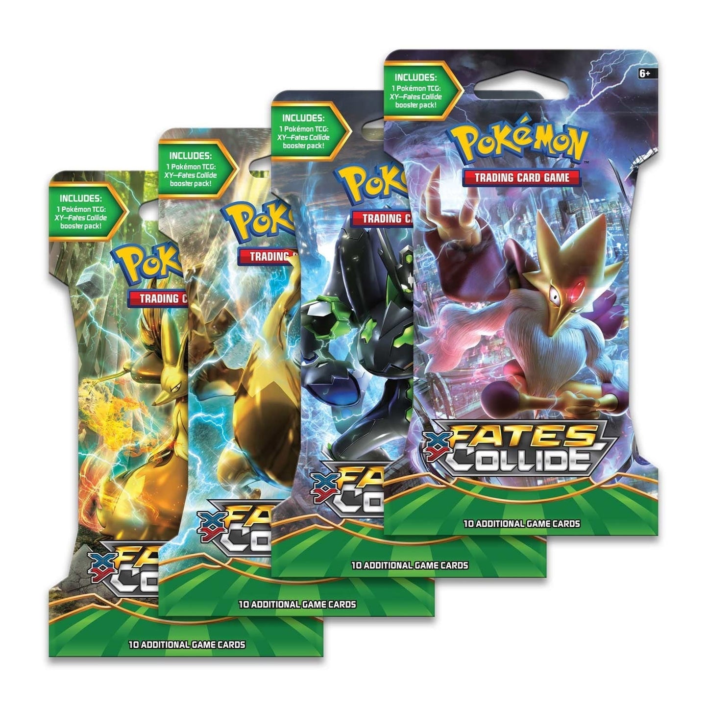 Fates Collide Sleeved Booster Pack Art Bundle [Set of 4] (FCO)