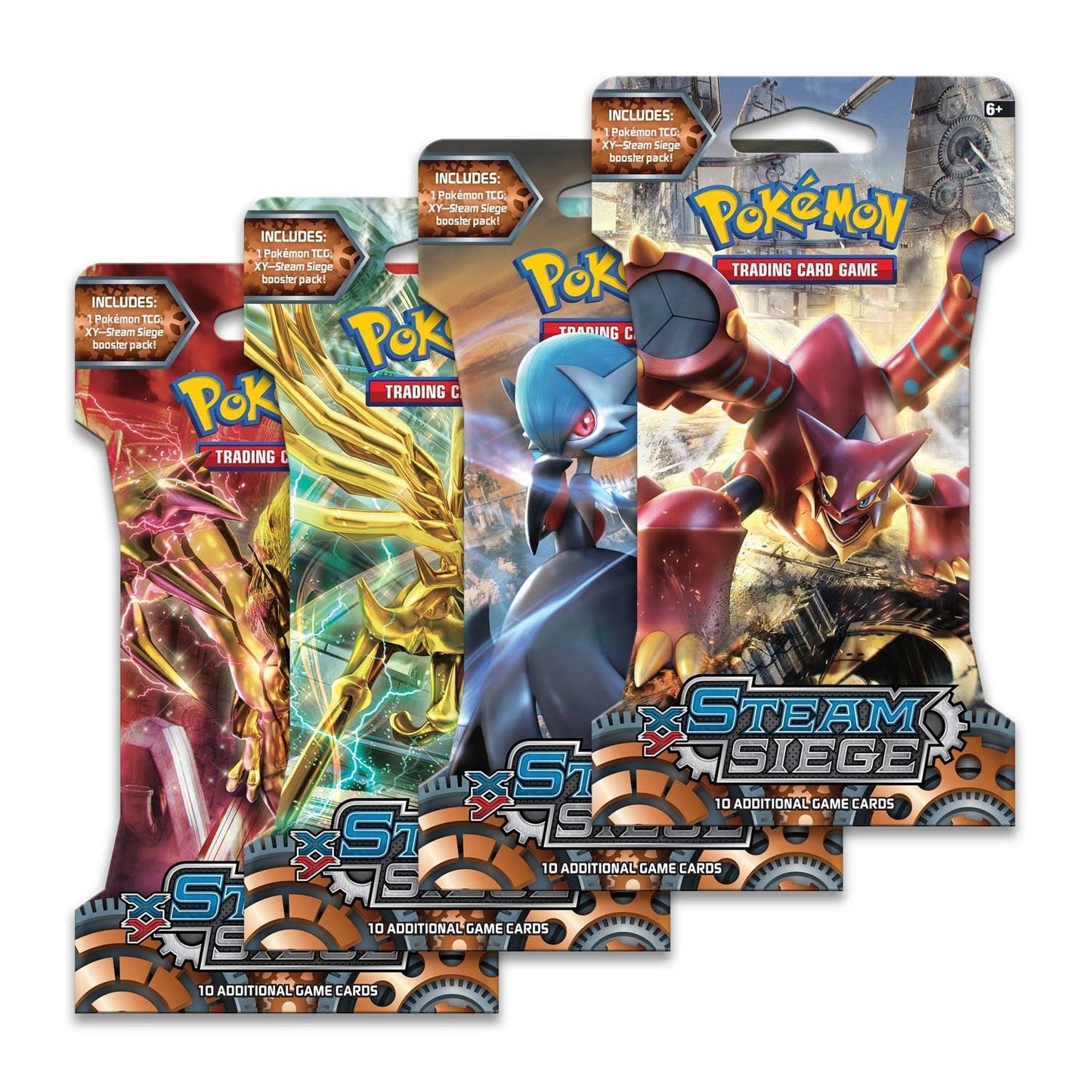 Steam Siege Sleeved Booster Pack Art Bundle [Set of 4] (STS)