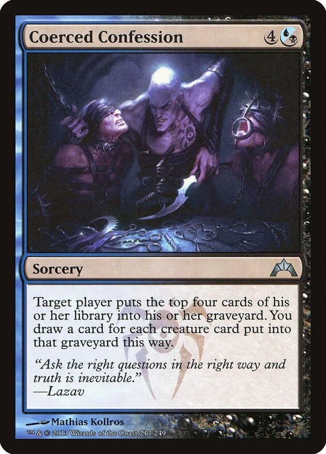 Image for Coerced Confession (Gatecrash) (217) - Magic: The Gathering