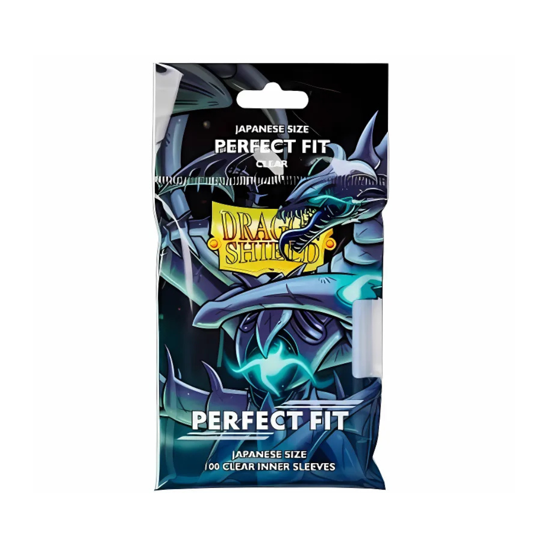 Dragon Shield Japanese Size Perfect Fit Inner Sleeves - Clear Qyonshi (100 Sleeves)