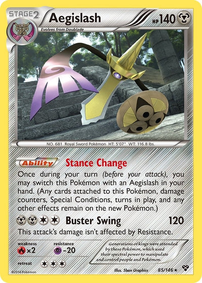 Image for Aegislash (85) (XY Base Set) (85/146) - Pokemon