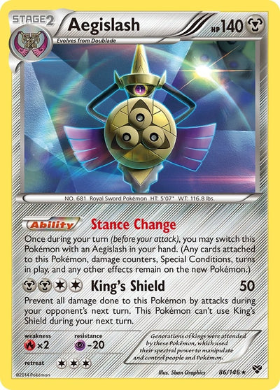 Image for Aegislash (86) (XY Base Set) (86/146) - Pokemon