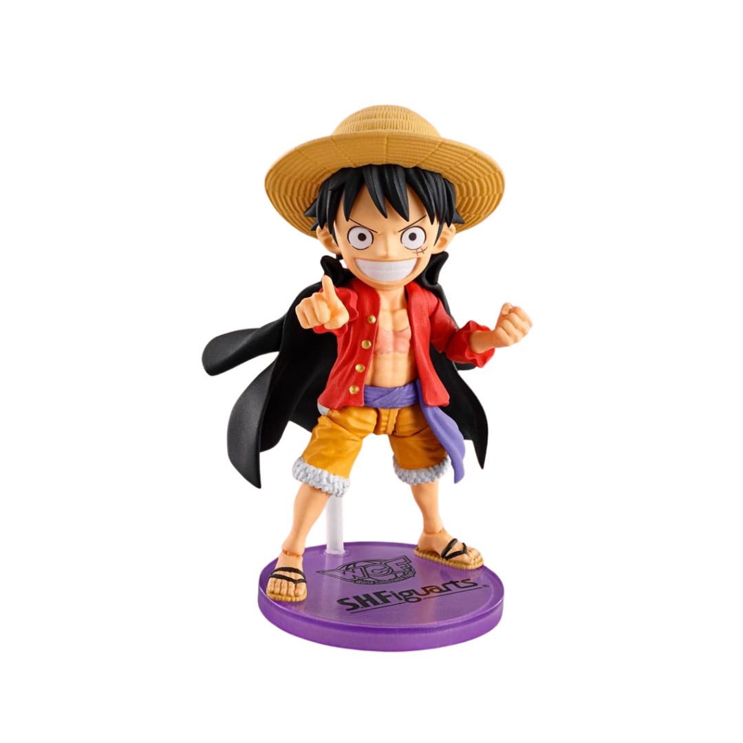 One Piece World Collactable Figures x S.H. Figuarts Actionfigur Monkey D. Ruffy 8 cm