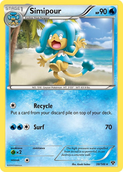 Image for Simipour (XY Base Set) (38/146) - Pokemon