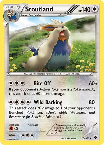 Image for Stoutland (XY Base Set) (110/146) - Pokemon