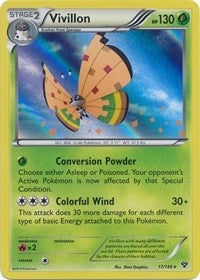 Image for Vivillon (High Plains [Orange]) (XY Base Set) (17/146) - Pokemon