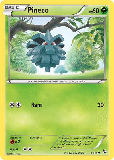 Image for Pineco (XY - Flashfire) (4/106) - Pokemon