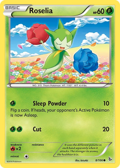 Image for Roselia (XY - Flashfire) (8/106) - Pokemon