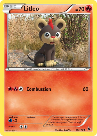 Image for Litleo (18) (XY - Flashfire) (18/106) - Pokemon