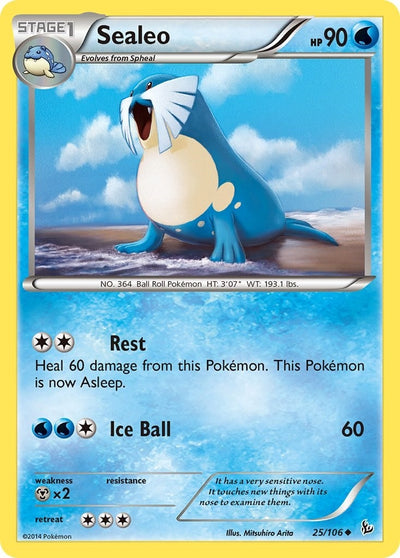 Image for Sealeo (XY - Flashfire) (25/106) - Pokemon