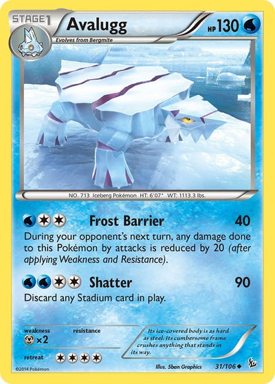 Image for Avalugg (XY - Flashfire) (31/106) - Pokemon