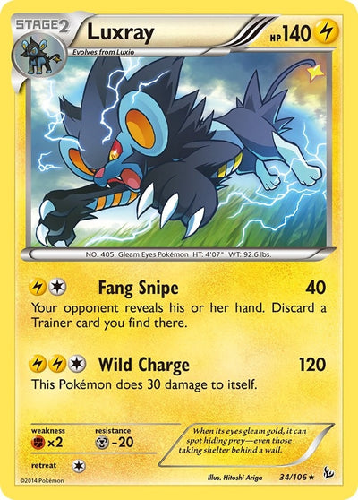 Image for Luxray (XY - Flashfire) (34/106) - Pokemon