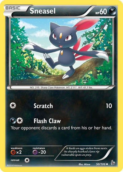 Image for Sneasel (50) (XY - Flashfire) (50/106) - Pokemon