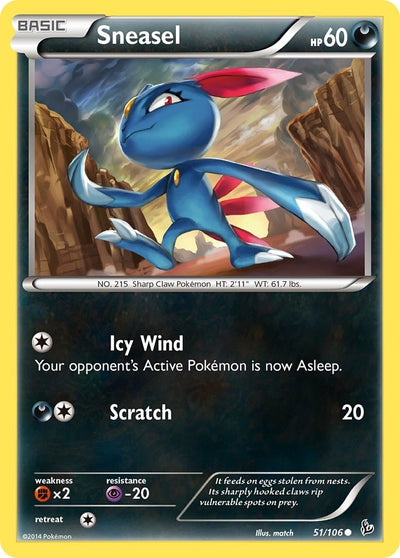 Image for Sneasel (51) (XY - Flashfire) (51/106) - Pokemon
