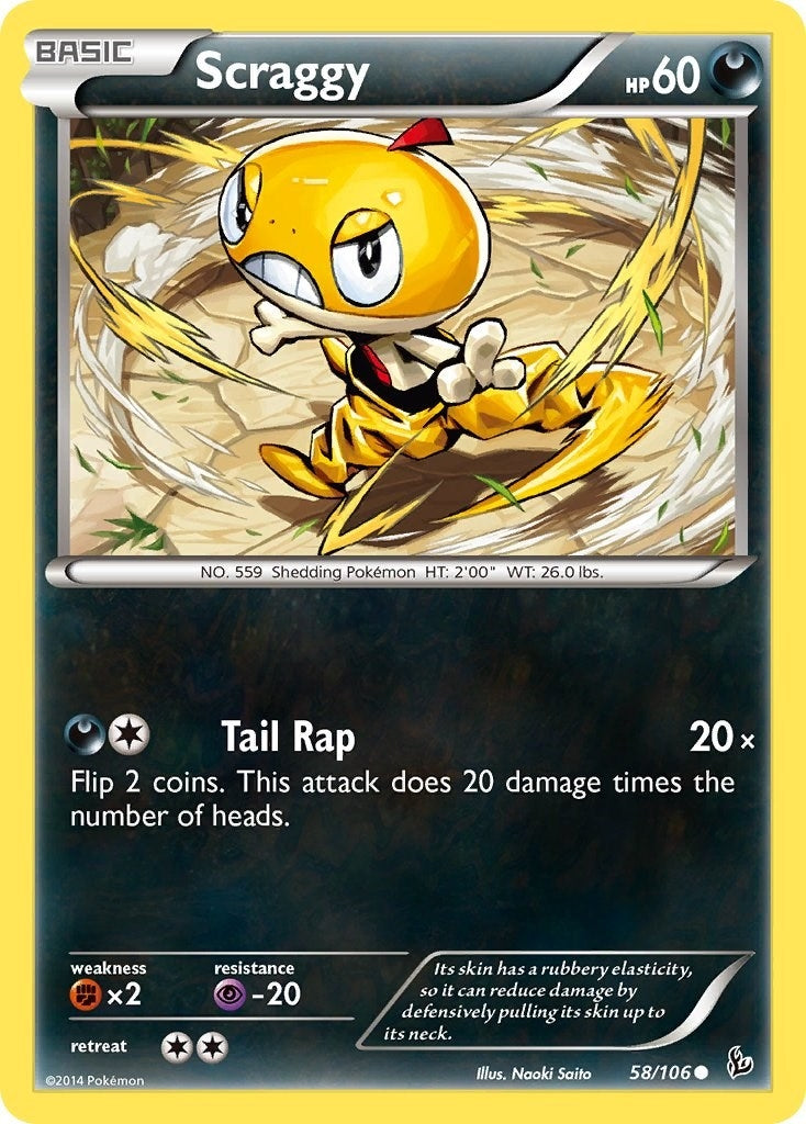 Image for Scraggy (XY - Flashfire) (58/106) - Pokemon