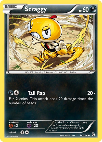 Image for Scraggy (XY - Flashfire) (58/106) - Pokemon