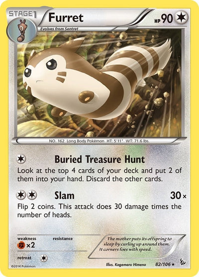 Image for Furret (XY - Flashfire) (82/106) - Pokemon