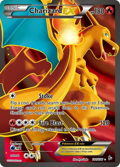 Image for Charizard EX (100 Full Art) (XY - Flashfire) (100/106) - Pokemon