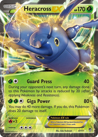 Image for Heracross EX (XY - Furious Fists) (4/111) - Pokemon