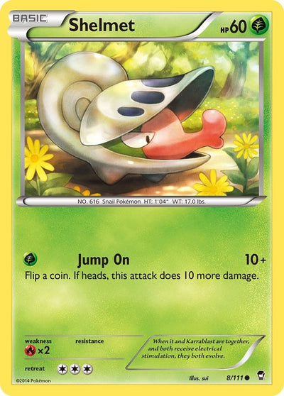 Image for Shelmet (XY - Furious Fists) (8/111) - Pokemon
