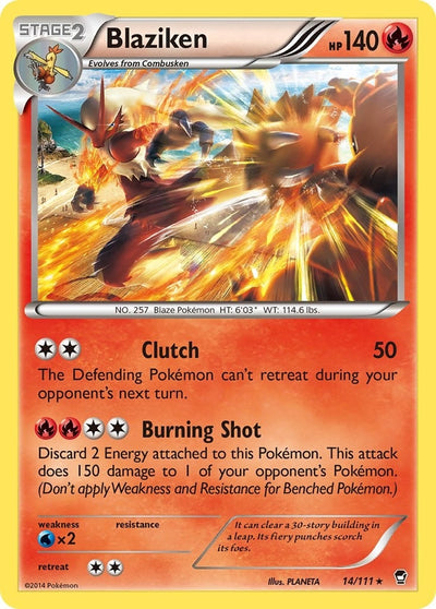 Image for Blaziken (XY - Furious Fists) (14/111) - Pokemon
