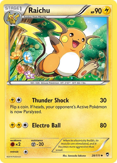Image for Raichu (XY - Furious Fists) (28/111) - Pokemon