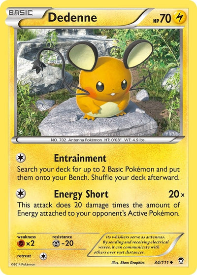 Image for Dedenne (XY - Furious Fists) (34/111) - Pokemon