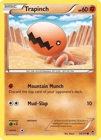 Image for Trapinch (XY - Furious Fists) (53/111) - Pokemon