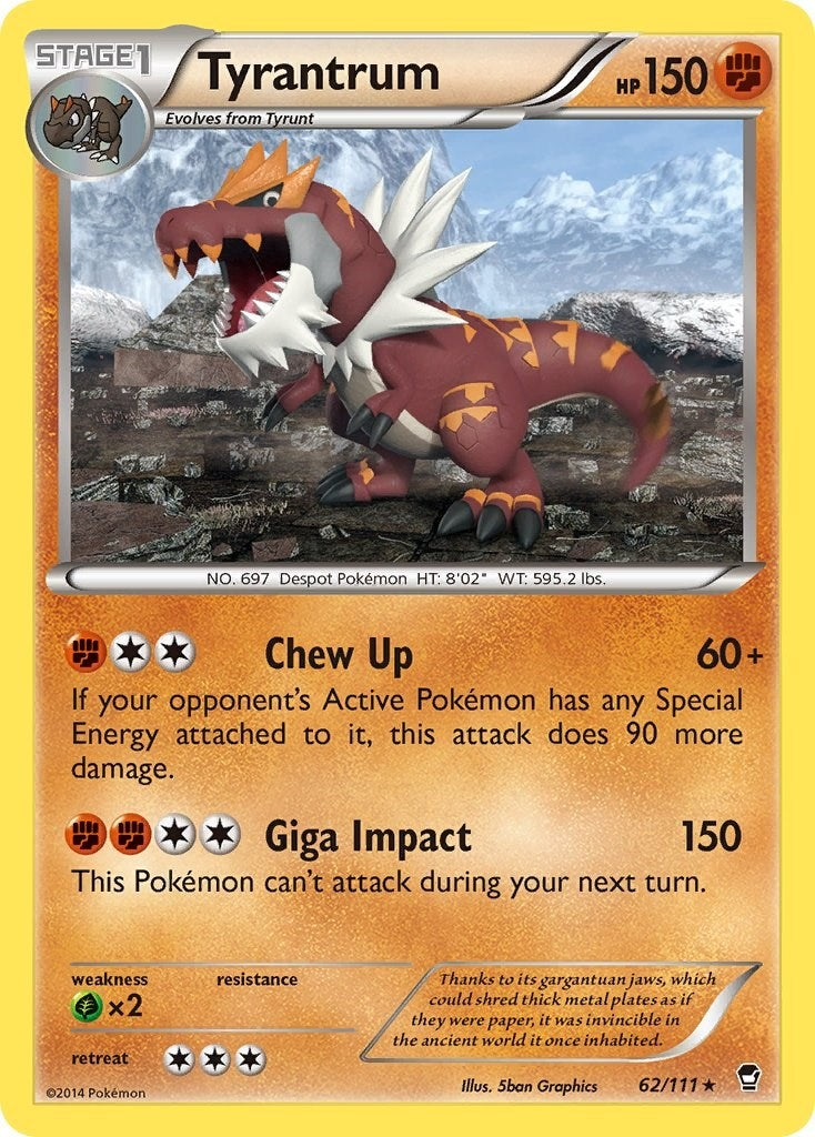Image for Tyrantrum (XY - Furious Fists) (62/111) - Pokemon