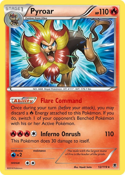 Image for Pyroar (XY - Phantom Forces) (12/119) - Pokemon