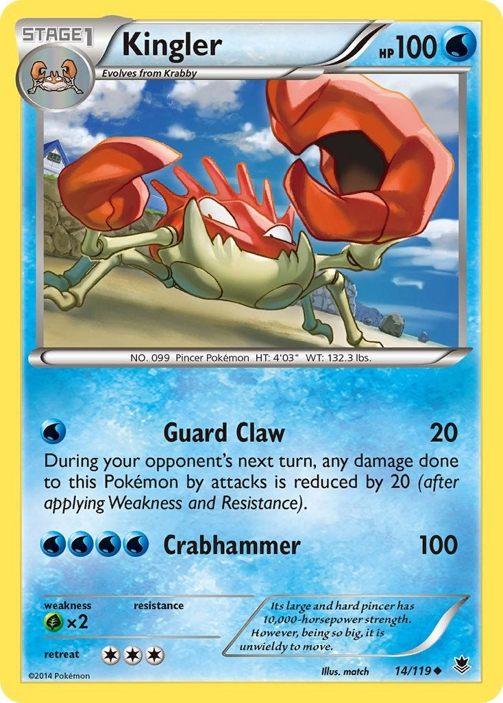 Image for Kingler (XY - Phantom Forces) (14/119) - Pokemon