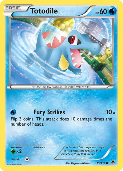 Image for Totodile (XY - Phantom Forces) (15/119) - Pokemon