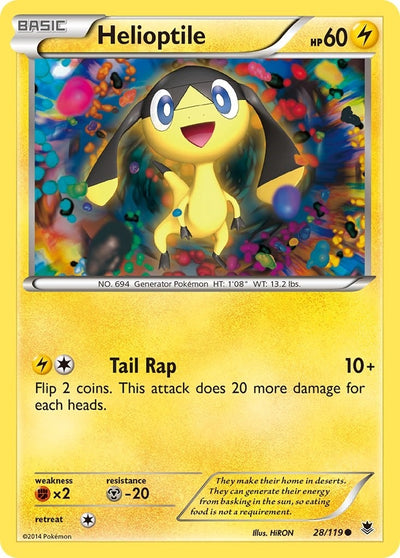 Image for Helioptile (28) (XY - Phantom Forces) (28/119) - Pokemon