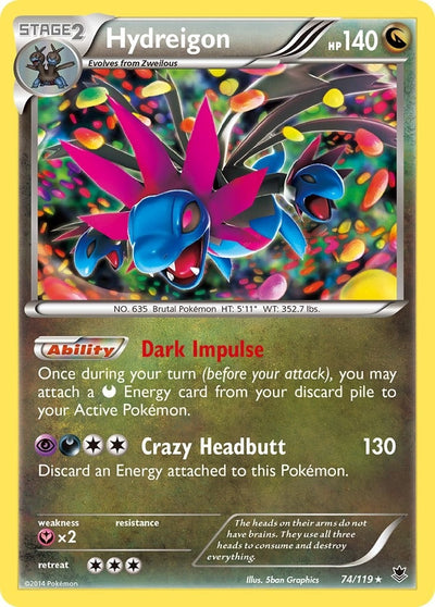 Image for Hydreigon (XY - Phantom Forces) (74/119) - Pokemon