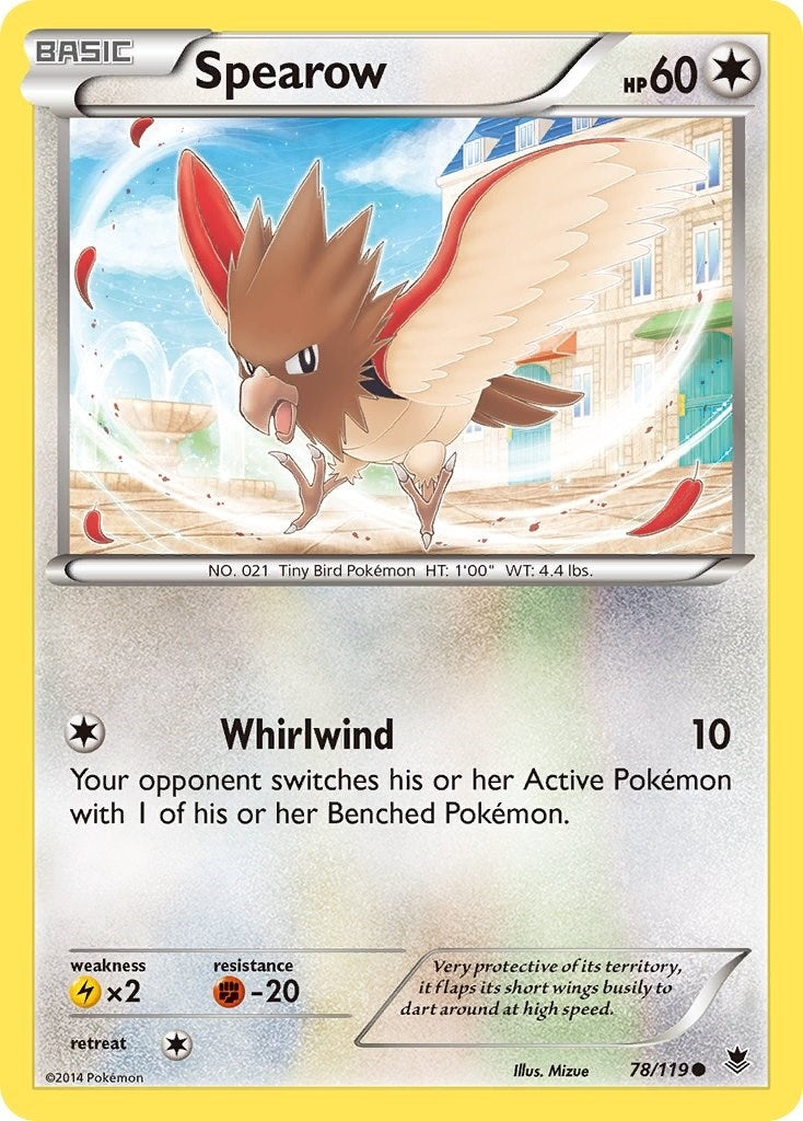 Image for Spearow (XY - Phantom Forces) (78/119) - Pokemon