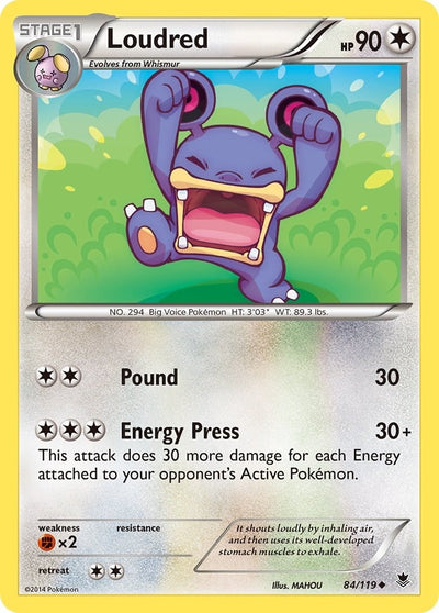Image for Loudred (XY - Phantom Forces) (84/119) - Pokemon