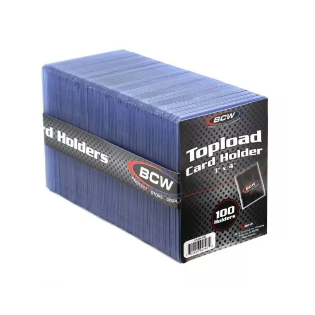 BCW Topload Card Holder 3" x 4" (100 stück)
